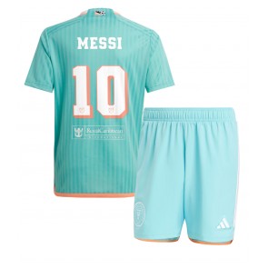 Inter Miami Lionel Messi #10 Dětské Alternativní dres komplet 2024-25 Krátký Rukáv (+ trenýrky)